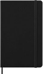 Moleskine Wöchentliche Tagesordnung 2027 Schwar...
