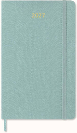 Moleskine Εβδομαδιαία Ατζέντα 2027 Πράσινη Δερμάτινη 13x13εκ.