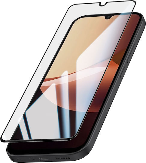Avizar Gehärtetes Glas Xiaomi Redmi 17c Anti-Kratz- und Stoßschutz Schwarz Transparent