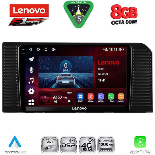 Lenovo Sistem Audio Auto pentru Toyota Prado 2023 Bluetooth USB Wi-Fi GPS Apple CarPlay Android Auto cu Ecran Tactil 10"