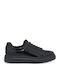 Men's Black Patent Sneakers