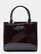 Fabric Women's Handbag Crossbody Brown