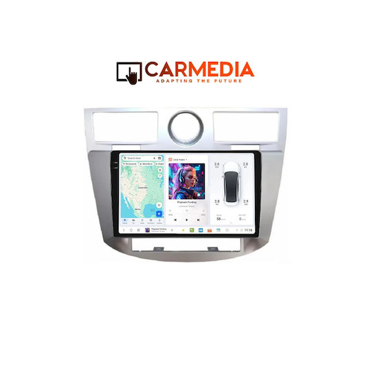 Carmedia Car Audio System Chrysler Sebring 2008-2010 Bluetooth USB WiFi GPS Apple CarPlay Android Auto with 9.5" Touch Screen