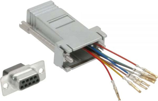 InLine 68889L RJ-45 Weiblich Zu VGA Männlich Konverter Silber