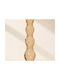 Kaemingk Decorative Beige Glass Vase Φ7xH32cm