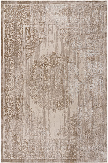Beauty Home 9258 Rechteckiger Beiger Wohnzimmer Teppich 133x190cm