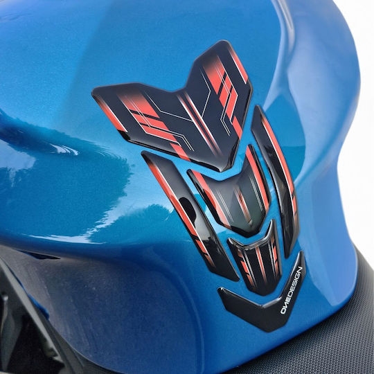 Автостикер за резервоар Racing Red Universal Cgart3p Onedesign