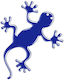 Декоративен стикер 3D Effect Lizard Blue 3DGECOBP Onedesign
