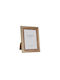 Plastic Photo Frame With Brown Frame