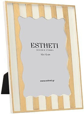 Polyresin Photo Frame with White Frame