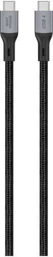 LOGIK Braided USB 4 Video Cable USB-C male - USB-C 240W PD 1.2m 431749