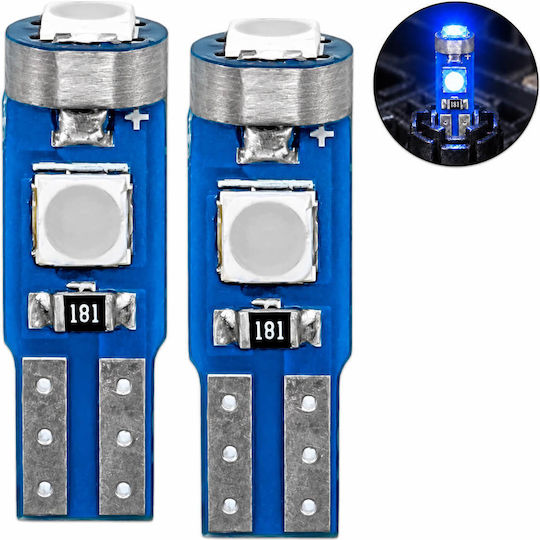 Autolampen & Motorrads T5 LED Blauen 12V 1.5W Menge 2