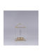 Metallische Goldene Laterne 15x28cm