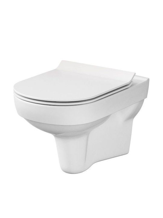Cersanit City Cleanon Wall-Mounted Toilet with ...