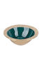 Bol Decorativ Metalic Negru 24x8x7.5cm