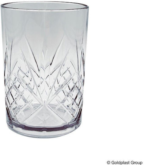 Goldplast Set Plastic Glasses 410ml 6 Pieces