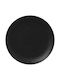 Lumarko Shallow Plate Made of Black Porcelain 21cm