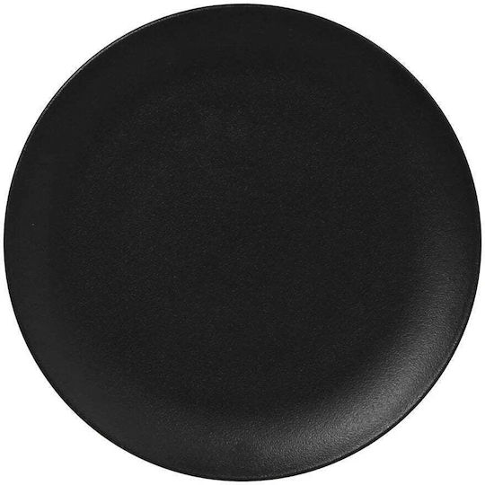 Lumarko Shallow Plate Made of Black Porcelain 21cm