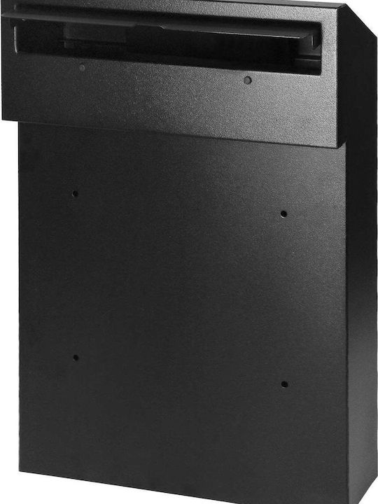Orno Cutie Poștală De Exterior Metalică În Culoare Neagră 26.5cm Orno Cutie Poștală De Exterior Metalică În Culoare Neagră 26.5cm