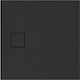 Cersanit Square Acrylic Shower Tray 80x80cm Black