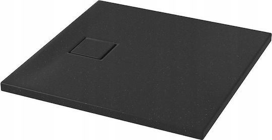 Cersanit Square Acrylic Shower Tray 90x90cm Black