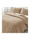 Down Town Home Double Coverlet Beige 240x260cm