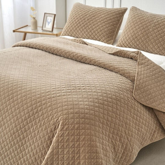 Down Town Home Double Coverlet Beige 240x260cm