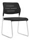 Visitor Chair Trabbel in Black Colour