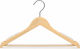 HANGERHUB Humero Kleiderbügel Für Hosen Hölzernes 20Stücke