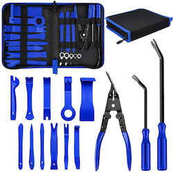 Lean Set of Car Upholstery Removal Tools Case 45 Pieces