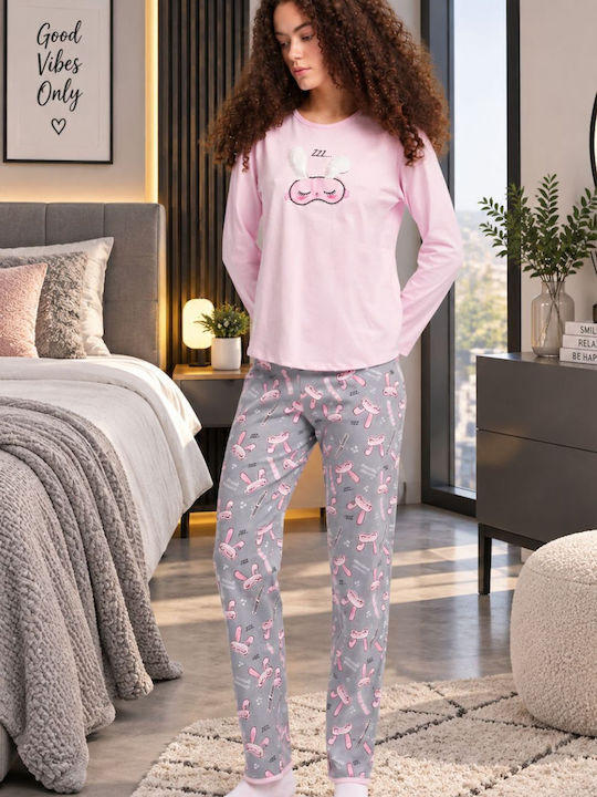 Minerva Set De Pijamale De Iarnă Pentru Femei D...