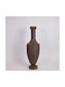 Decorative Metallic Brown Vase 23x23xH72cm
