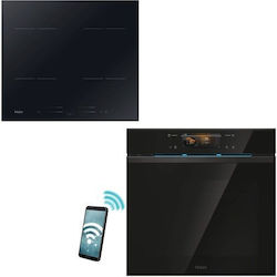 Haier Άνω Πάγκου με Κεραμικές Εστίες Μαύρος ID68M5YTB / HAISJ64MC Haier Άνω Πάγκου με Κεραμικές Εστίες Μαύρος ID68M5YTB / HAISJ64MC