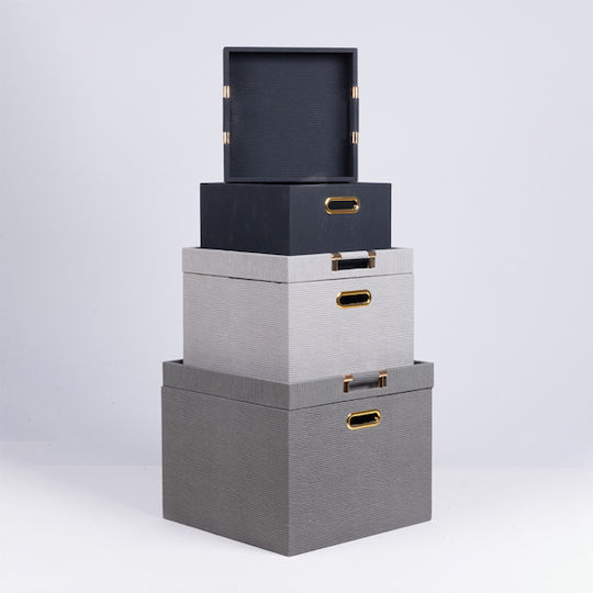 Decorative Wooden Grey Trunk
