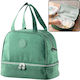 Lean Toys Schulische Isolierte Kinder Lunchtasche Handtasche 3lt Grüne 25x16x27cm
