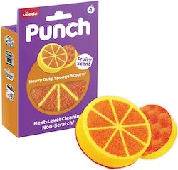Vileda Punch Силна Почистваща Гъба Оранжева 1 Бр Vileda Punch Силна Почистваща Гъба Оранжева 1 Бр