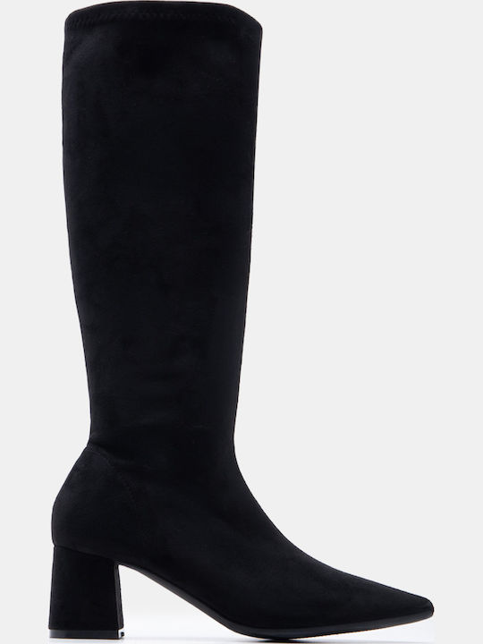 Luigi Wildleder Damenstiefel mit mittlerem Absa...
