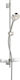 Oras Slide Bar with Handheld Showerhead and Spiral