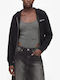 Women's Sweatshirt Cardigan Black