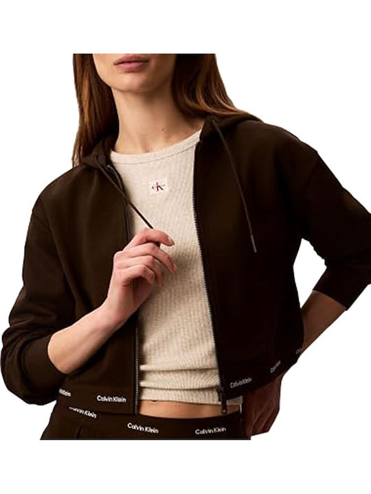 Calvin Klein Logo Women's Cardigan Sweatshirt B...