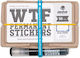 Mtn Wtf Set Stickers Blue Frame 50 Units & Marker