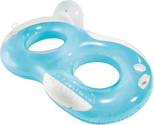 Intex Saltea Gonflabilă de Plajă Transparentă 196x117cm