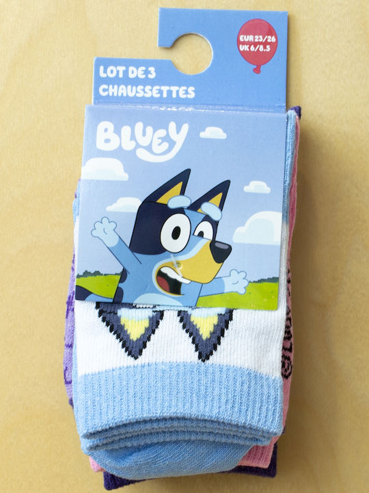 Childrenland Детски чорапи Bluey 3 Чифта