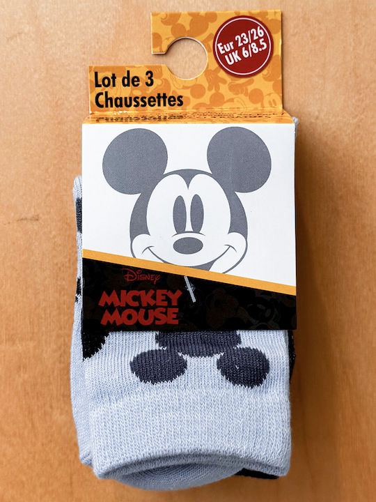 Childrenland Детски чорапи Mickey Mouse 3 Чифта