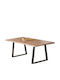 Lizard Slim Esszimmer- und Küchentisch Metall 78x28x84cm EΑ7097