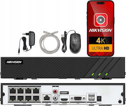 Hikvision DS-7608NI-Q1/8P E PL NVR 8 Καναλιών 4K Hikvision DS-7608NI-Q1/8P E PL NVR 8 Καναλιών 4K