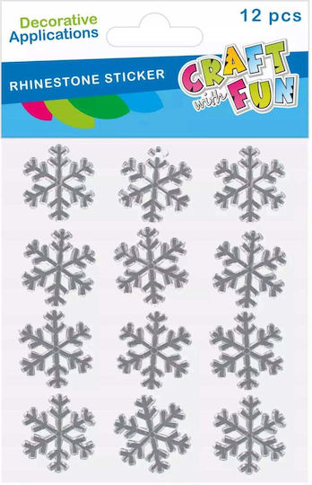 Craft with Fun Коледна Декорация Сняг 12 Бройки