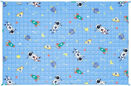 Rebel Baumwollende Blau 100x150cm
