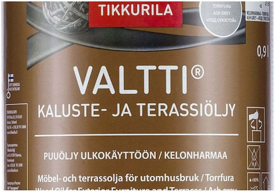 Tikkurila Valtti Κερί Διαλύτου Γκρι 900ml 900gr