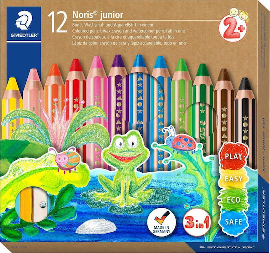 Staedtler Noris Jun Creioane Colorate 12 Bucăți